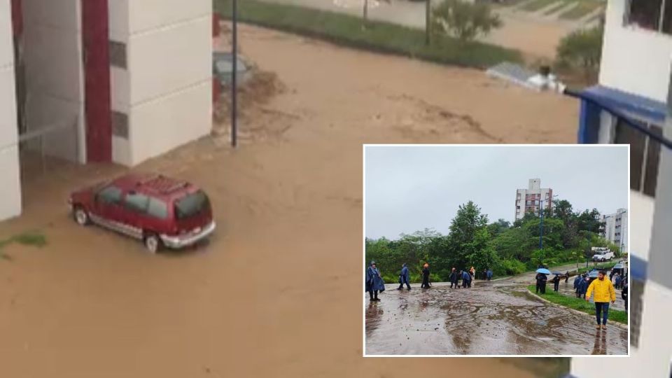 Por esta razón vecinos de Valle Real atribuyen inundaciones a Plaza del Juguete