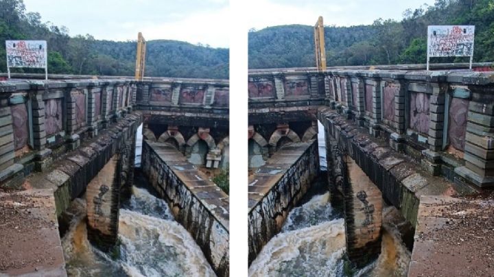 Presa de la Esperanza una de la más grandes del estado de Guanajuato está al 100%