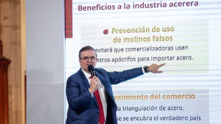 México y EU cerca de acuerdo para eliminar aranceles al acero y aluminio: Ebrard