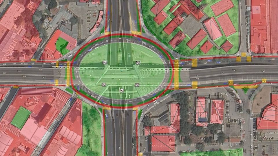 La glorieta holandesa tendría ciclopista y pasos peatonales