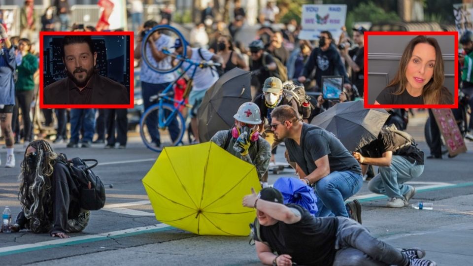 Diego Luna y Kate del Castillo manifestaron su apoyo a los migrantes