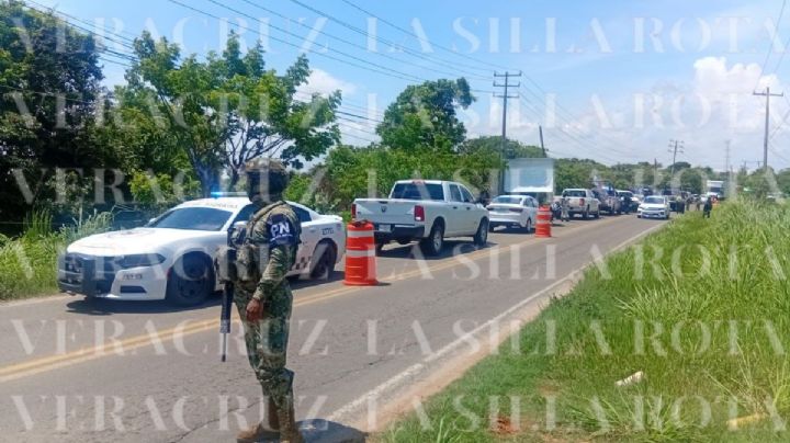 Abandonan maleta con restos humanos en su interior, en carretera de Coatzacoalcos