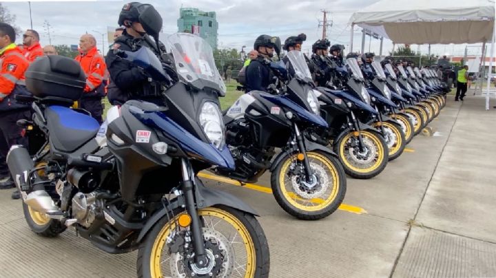 Entregan 98 vehículos a Seguridad Pública, aunque aún no pueden usarlos por falta de placas y seguro