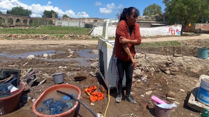 “El agua se llevó los puercos, nos quedamos sin nada”: Doña María vecina de San Pedro Ibarra