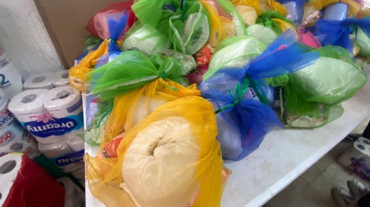 ¡Gandallas! se roban despensas de los afectados de las inundaciones en San Pedro Ibarra Ocampo