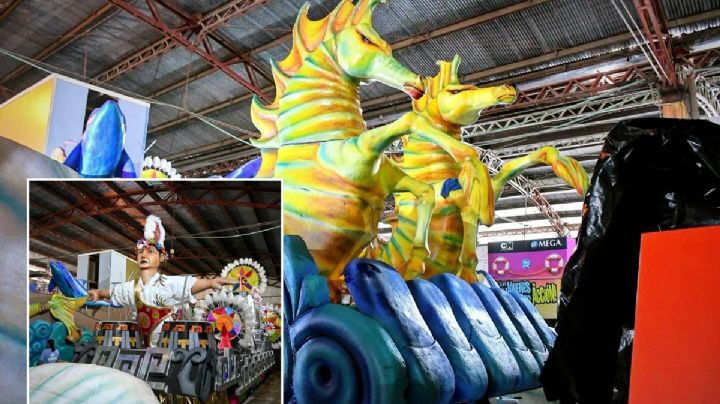 Ellos diseñaron los carros alegóricos del Carnaval de Veracruz 2025