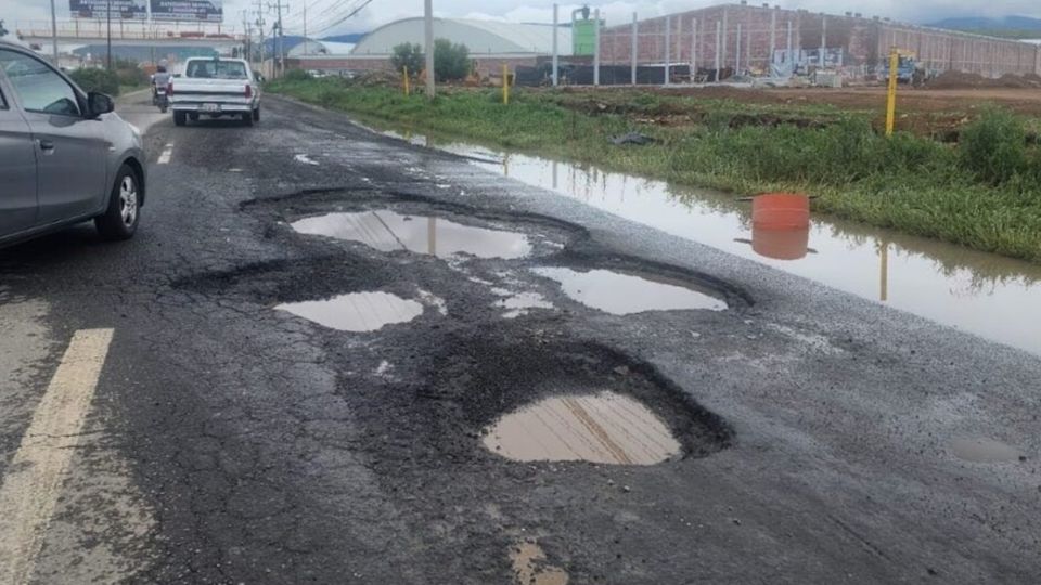 Las lluvias dejaron graves afectaciones en calles del estado de Hidalgo