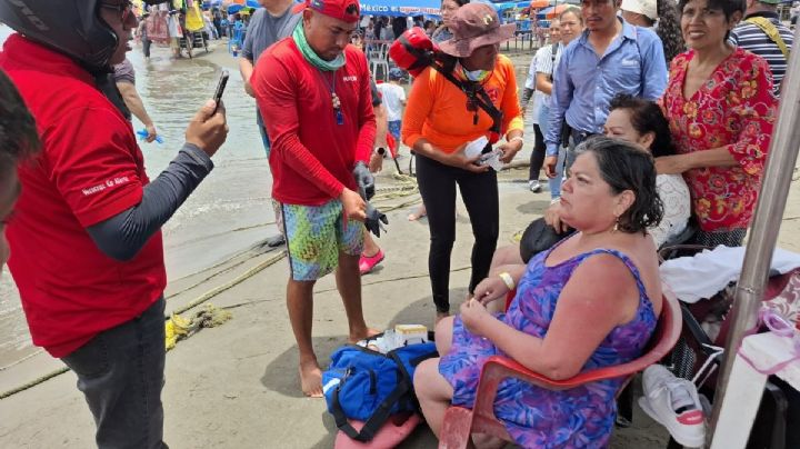 Turista narra rescate en el mar tras hundimiento de lancha que salió de Villa del Mar en Veracruz