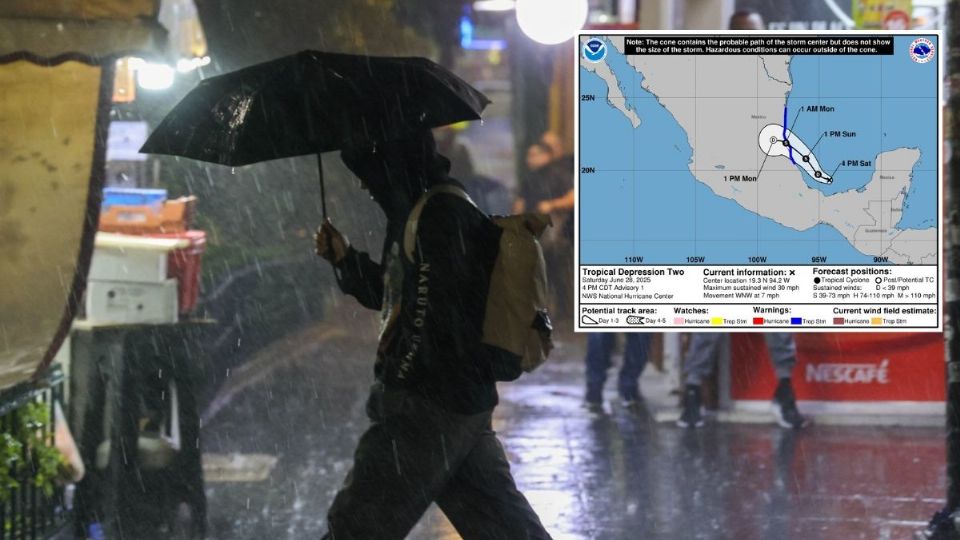 Depresión tropical llegará a Veracruz; esto dice el pronóstico