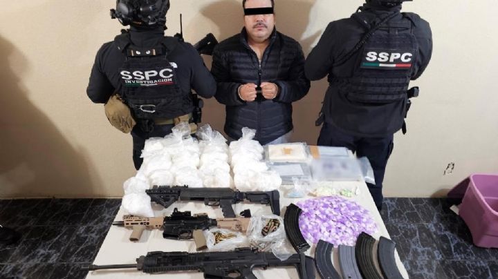 Cae en Tijuana “El Chaparro”, operador de Los Mayitos con armas y droga