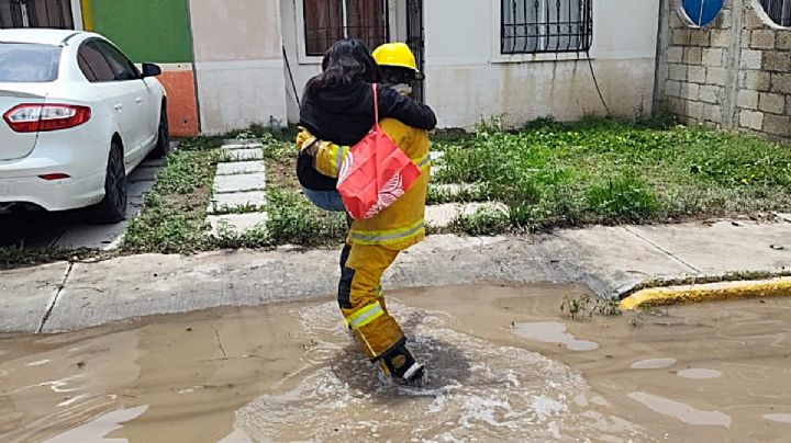 Tormenta truena dique en Los Tuzos y deja 315 familias damnificadas; fallan bombas de Caasim
