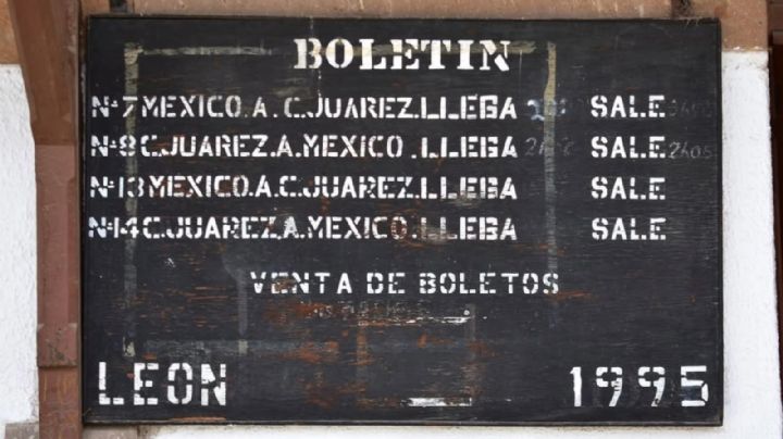 Ahí sigue el letrero: se cumplen 30 Años desde el último viaje del tren de pasajeros en León