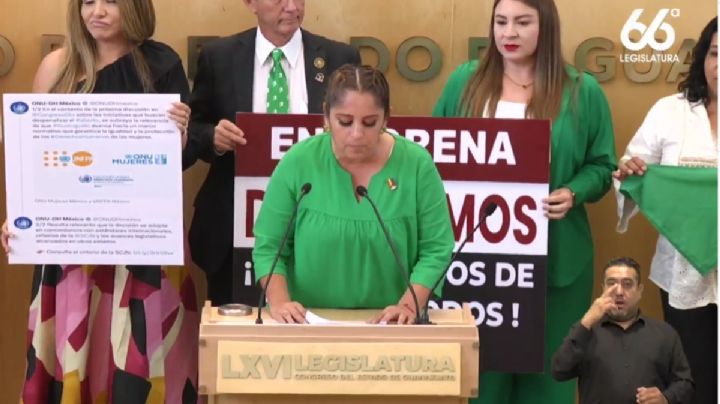 Morena a favor del aborto en Guanajuato; acusan a panistas de "antiderechos"