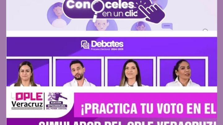 OPLE Veracruz te invita a conocer sus herramientas para emitir un voto informado y razonado