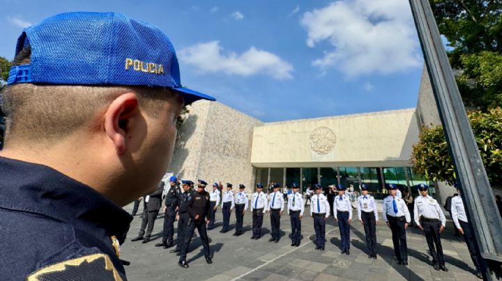 El regreso relámpago de la Policía Auxiliar al Museo de Antropología y Castillo de Chapultepec