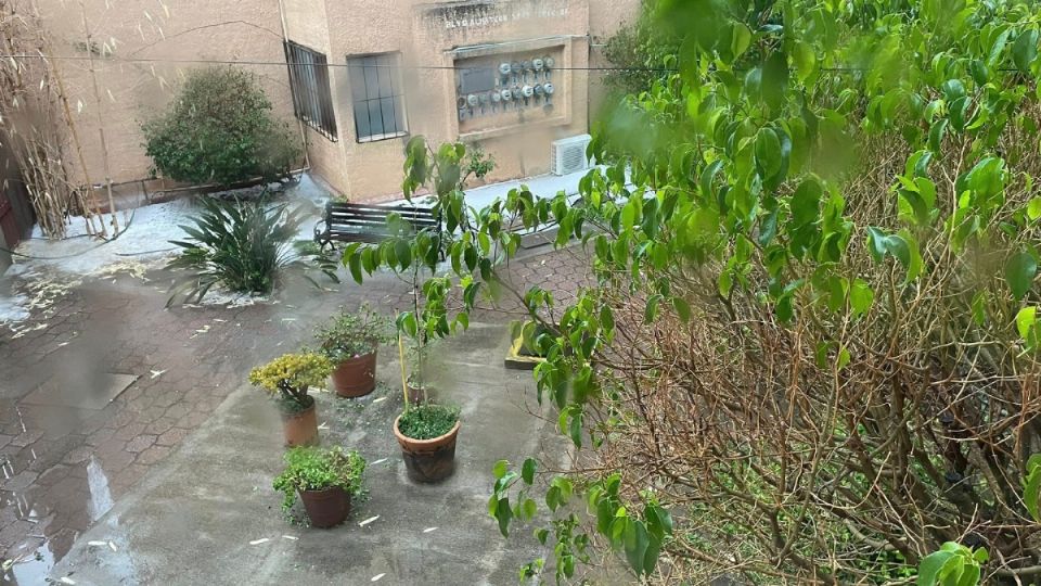 Granizada ayer en un amplio sector de León.