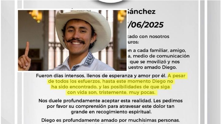 Padres de Diego, hidalguense desaparecido en Taiwán, mandan emotivo mensaje; sin esperanzas de encontrarlo