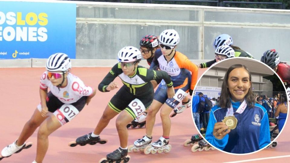 Lily Jeanette Duarte Graner, ganó medalla de oro en patines sobre ruedas distancia 300 metros más distancia en la categoría juvenil menor,
