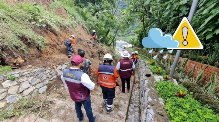 Lluvias por Tormenta Tropical Barry dejaron familias afectadas en Ixtaczoquitlán; no hay lesionados