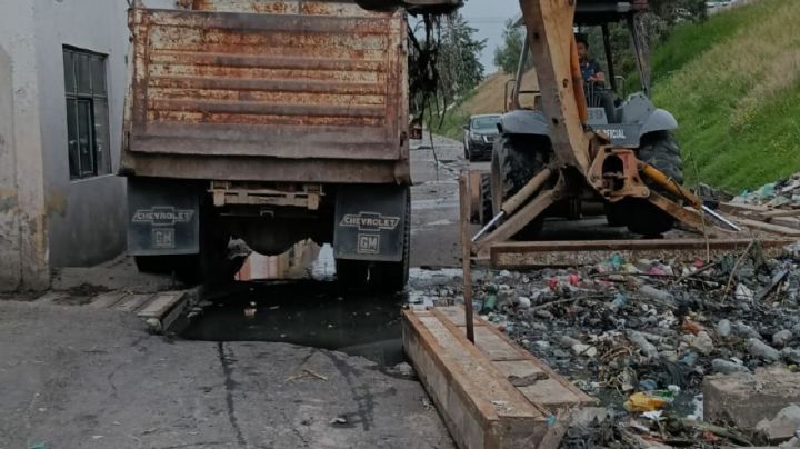 Más de 30 toneladas de basura causan severos encharcamientos en Ecatepec