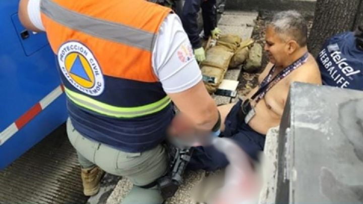 Trolebús atropella a peatón en Paseo de la Reforma y calle París