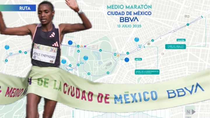 Mapa del Medio Maratón CDMX 2025: cierres viales, acceso gratis al Metro, horarios y premios