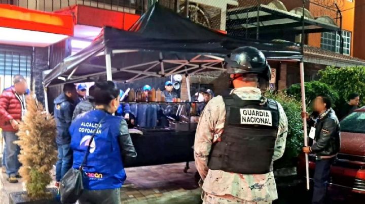 Desmantelan chelerías y recuperan espacio público en Coyoacán