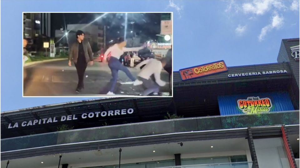 En la riña hubo empujones, patadas y golpes