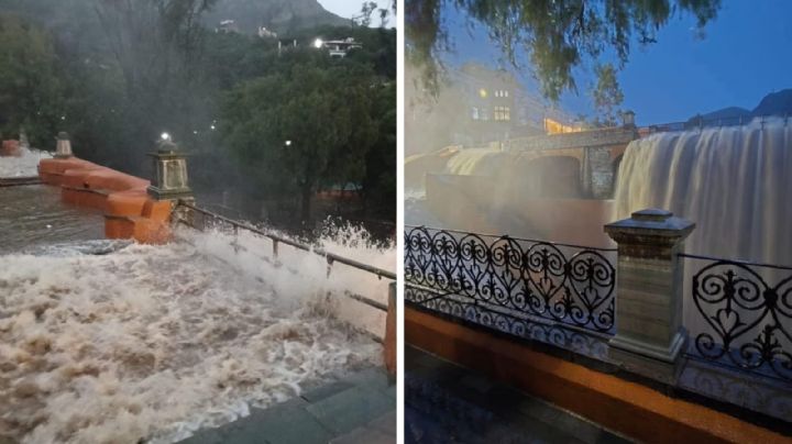 Se desborda la Presa de La Olla