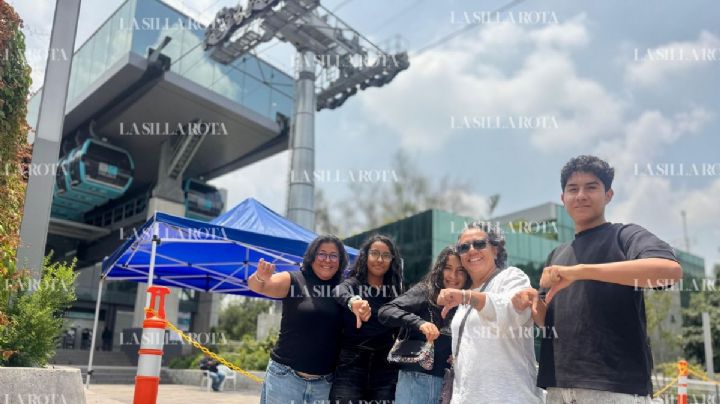 Línea 3 del Cablebús: cierre toma desprevenidos a turistas y trabajadores