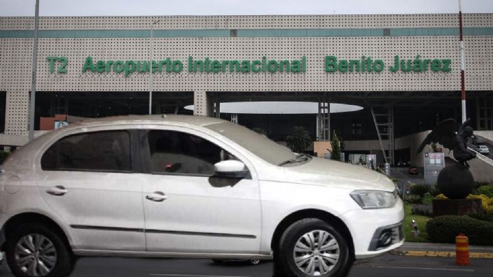 Catean estacionamiento del AICM; aseguran autos robados en Terminal 2