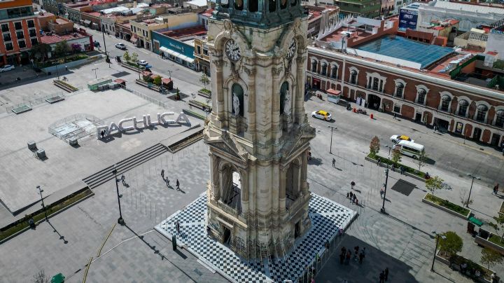 Nueva plaza del Reloj de Pachuca tendrá áreas recreativas y murales; lanzan licitación