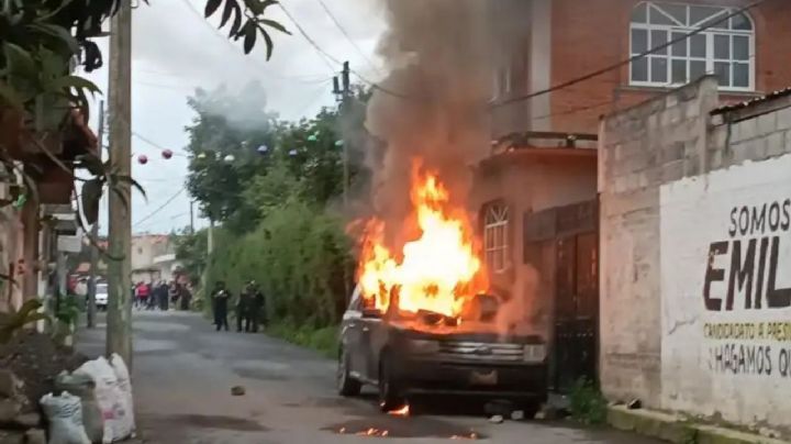 Pobladores linchan a presunto criminal en Atlautla