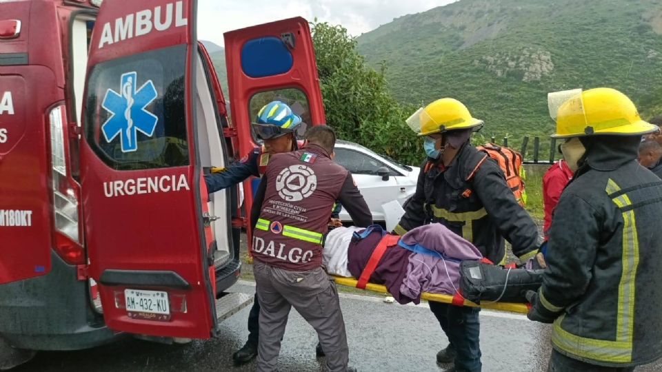 Las mujeres debieron ser trasladadas hasta un hospital en Pachuca