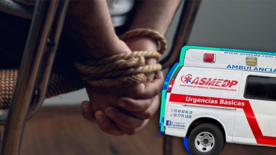 La ambulancia fue secuestrada con todo y paramédicos abordo