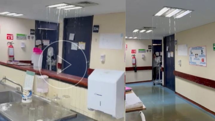 Exhiben filtraciones en IMSS de Díaz Mirón en Veracruz; serían aguas negras, denuncia paciente