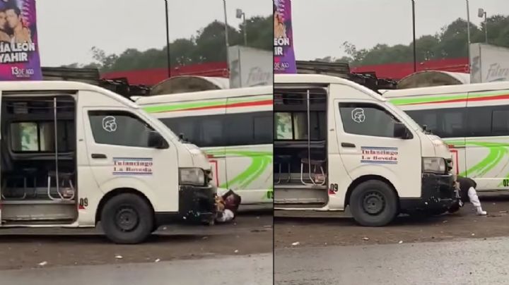 Otra riña entre conductores de combis en Hidalgo; ahora en Acaxochitlán