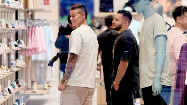 James Rodríguez de compras en Altacia