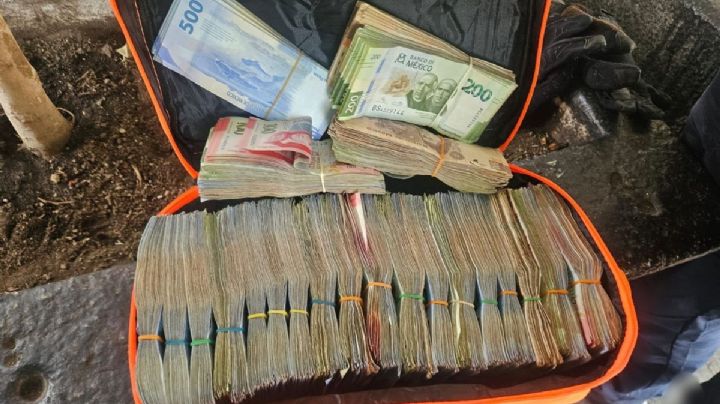 Lo detienen por no portar casco y le encuentran 1 millón de pesos en fajos