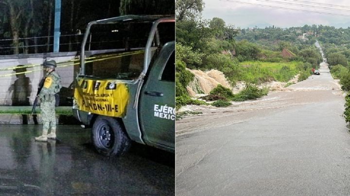 Ejército activa Plan DN-III-E en Tezontepec de Aldama tras lluvias e inundaciones