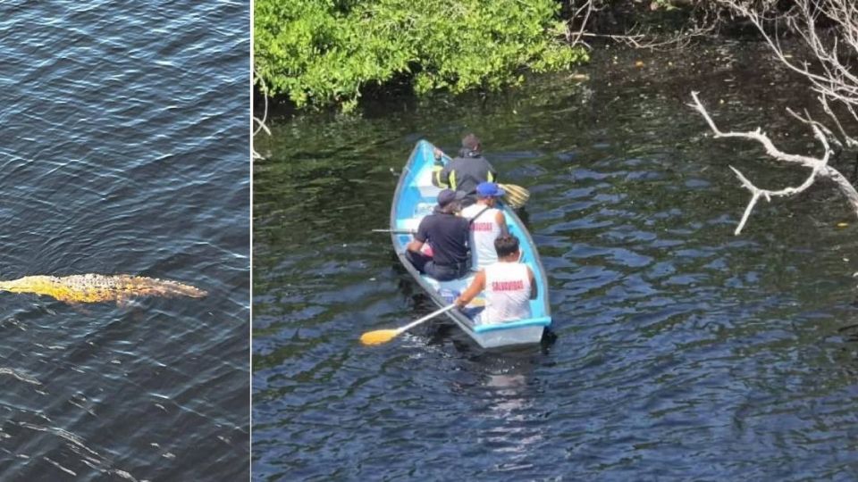 Autoridades y pescadores buscan el cuerpo del menor.