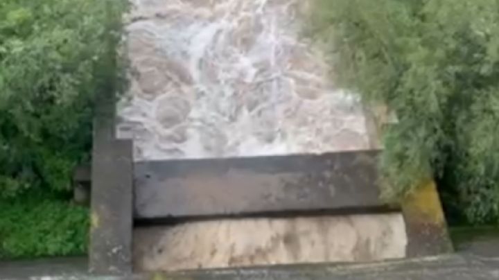 Río de los Castillos con mucha corriente, alimenta a la Presa El Palote en León |VIDEO