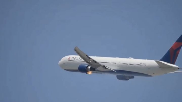 Vuelo de Delta aterriza de emergencia tras incendio en pleno vuelo en Los Ángeles