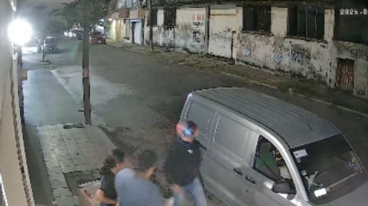 Asaltan a repartidores de Mercado Libre en Veracruz y queda grabado