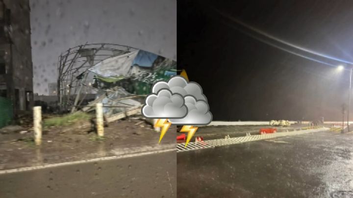 Tormenta eléctrica en Veracruz: las afectaciones en la zona conurbada con Boca del Río