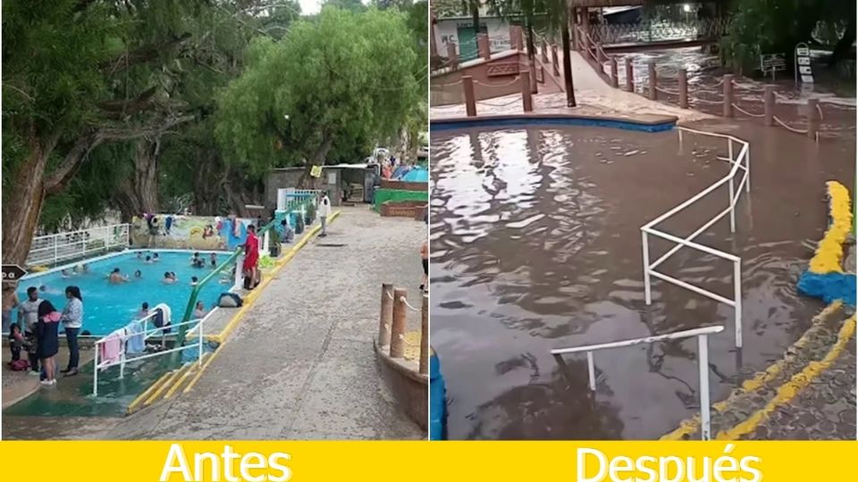 Uno de los balnearios fue el que más daños tuvo en sus albercas y áreas