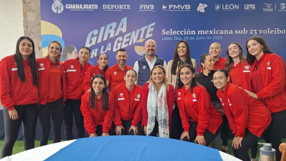 Las selecciones Sub 23 de volibol femenil de México y República Dominicana jugarán en León, Irapuato y Celaya.