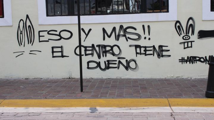 “El centro  tiene dueño"; ¿Quién mandó este mensaje amenazante en las paredes de León?