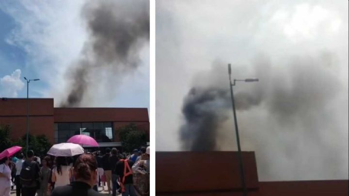 Desalojan a pacientes de urgencias por incendio en la T 53 del IMSS