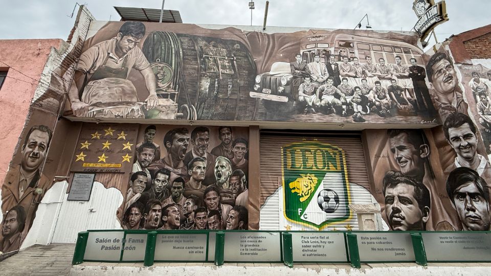 El mural más grande del Club León